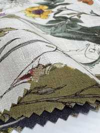 8026-780-1 100% 리넨 수채화 꽃[원단] 홋코(HOKKOH) 서브 사진