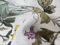 8026-780-1 100% 리넨 수채화 꽃[원단] 홋코(HOKKOH) 서브 사진