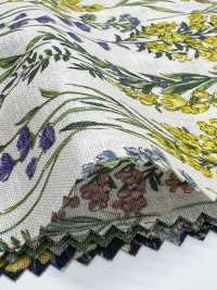 8026-790-1 리넨 룸스테이트 스트라이프 플라워[원단] 홋코(HOKKOH) 서브 사진