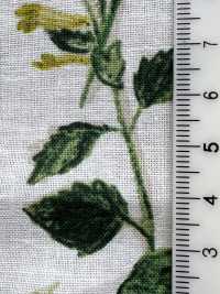 8026-790-2 손으로 그린 꽃이 있는 리넨 룸스테이트[원단] 홋코(HOKKOH) 서브 사진