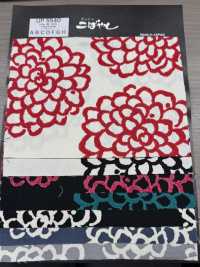 UP5540 트윌 다리아 프린트[원단] 코튼 코바야시 서브 사진