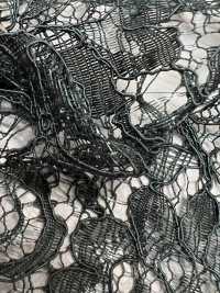 KKF8468S 원이어 스칼라 Ny/Ry Lamé 코드 레이스[원단] 우니 섬유(UNI TEXTILE) 서브 사진