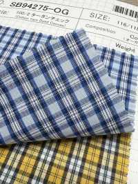 SB94275-OG 100/2 타탄 체크[원단] SHIBAYA 서브 사진