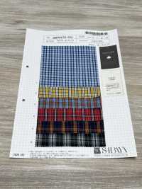 SB94275-OG 100/2 타탄 체크[원단] SHIBAYA 서브 사진