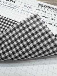 SB4H3004 코튼 원사 염색 보일 론 깅엄[원단] SHIBAYA 서브 사진