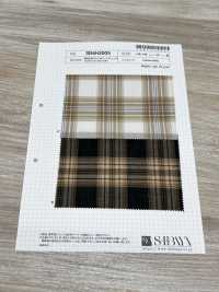 SB4H3005 코튼 원사 염색 보일 론 체크[원단] SHIBAYA 서브 사진
