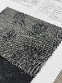 OMH43691 코튼/린넨 자카드 직물 "블루밍"[원단] Oharayaseni 서브 사진