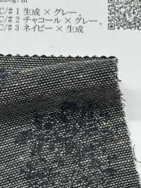 OMH43691 코튼/린넨 자카드 직물 "블루밍"[원단] Oharayaseni 서브 사진