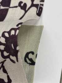 OKC041 60/ 리넨 프린트 노스탤직 플라워 스트라이프[원단] Oharayaseni 서브 사진