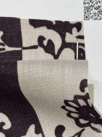 OKC041 60/ 리넨 프린트 노스탤직 플라워 스트라이프[원단] Oharayaseni 서브 사진