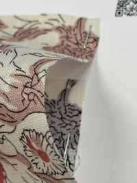 OKC034 60/ 리넨 프린트 라인 플라워[원단] Oharayaseni 서브 사진