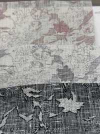 OKC034 60/ 리넨 프린트 라인 플라워[원단] Oharayaseni 서브 사진