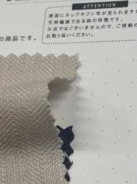 CHL-6349 린넨 불균일 실 헨리 리본 세탁기 가공[원단] 쿠와무라 섬유(KUWAMURA) 서브 사진