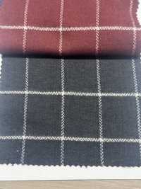 SBT-020 오가닉 헤링본 윈도페인 체크[원단] 쿠와무라 섬유(KUWAMURA) 서브 사진