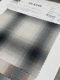 CH-6346 코튼 텐셀 모달 파이버 옴브레 체크[원단] 쿠와무라 섬유(KUWAMURA) 서브 사진