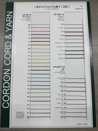 EP100C-B 1mm 코튼 탄성 밴드 코드[고무밴드] Cordon 서브 사진