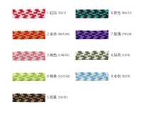 THGB03-B 일본식 탄성 웨빙, 체크 무늬, 6mm[고무밴드] Cordon 서브 사진