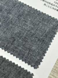 HK2001W 인도산 코튼 헴프 룸스테이트, 인디고 샴브레이, 원워시[원단] KOYAMA 서브 사진