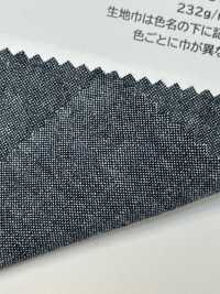 HK2002W 인도산 코튼 대마 캔버스 인디고 샴브레이 원워시[원단] KOYAMA 서브 사진
