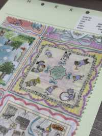 DP-4440-6 60 잔디 디지털 프린트 손수건 수집가[원단] 홋코(HOKKOH) 서브 사진