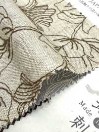 KCL534-D63 레이온 리넨 캔버스 레이스[원단] 우니 섬유(UNI TEXTILE) 서브 사진