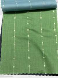 8026-855-1 잔디 자수 줄무늬 작은 꽃[원단] 홋코(HOKKOH) 서브 사진