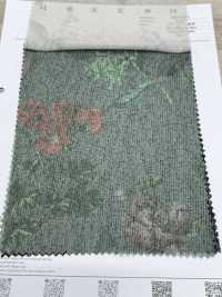 7026-400-1 시어 리브 트랜스퍼 라지 플라워[원단] 홋코(HOKKOH) 서브 사진