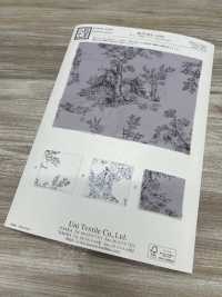 KCP616-D603 60 잔디 흑백 프린트[원단] 우니 섬유(UNI TEXTILE) 서브 사진