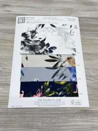 KCP625-DK-334 60개의 타자기 천 프린트[원단] 우니 섬유(UNI TEXTILE) 서브 사진