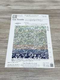 KCP807MWL-DK-23 80% 코튼 론 미라클 웨이브 리버티 프린트 애쉬 콤[원단] 우니 섬유(UNI TEXTILE) 서브 사진
