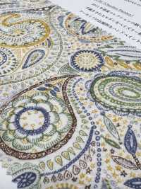 KCP807MWL-DK-35 면 80수 론 미라클 웨이브 리버티 프린트 찰리스 페이즐리[원단] 우니 섬유(UNI TEXTILE) 서브 사진