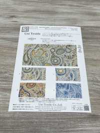 KCP807MWL-DK-35 면 80수 론 미라클 웨이브 리버티 프린트 찰리스 페이즐리[원단] 우니 섬유(UNI TEXTILE) 서브 사진
