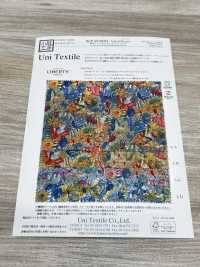 KCP807MWL-DK-8 면 80수 론 미라클 웨이브 리버티 프린트 다이앤[원단] 우니 섬유(UNI TEXTILE) 서브 사진