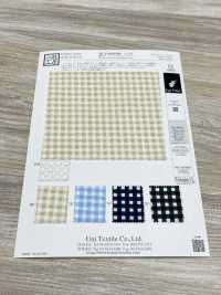 KCP808HRP-D711 면 80% 론 한나 리플 프린트[원단] 우니 섬유(UNI TEXTILE) 서브 사진