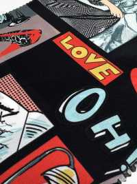 KDP2312SD-58-DD-774 여성스러운 데친 와이드 폭 잉크젯 프린트[원단] 우니 섬유(UNI TEXTILE) 서브 사진