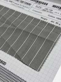 SB71600 초장 스테이플 코튼 70/1 타자기 천 스트라이프[원단] SHIBAYA 서브 사진