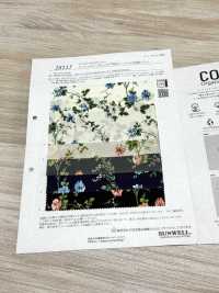 28115 Cordot Organics® 60 Thread Lawn Retro Floral Print[원단] SUNWELL 서브 사진