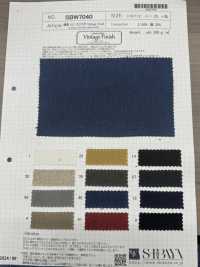 SBW7040 린넨/ 린넨 10/1 드릴 빈티지 마감[원단] SHIBAYA 서브 사진