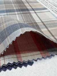 14420 ECOPET® 폴리에스터/유기농 코튼 45% 실 능직 체크[원단] SUNWELL 서브 사진