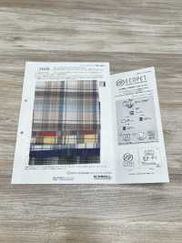 14420 ECOPET® 폴리에스터/유기농 코튼 45% 실 능직 체크[원단] SUNWELL 서브 사진