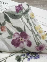 28107 60 스레드 론 수채화 꽃 프린트[원단] SUNWELL 서브 사진