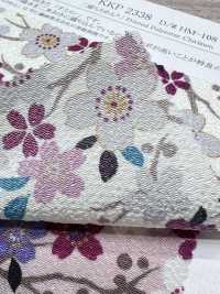 KKP2338-DHM-108 후타코 지리멘 멀티컬러 프린트[원단] 우니 섬유(UNI TEXTILE) 서브 사진