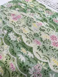 KKP2338-D-KUMONIHANA 후타코 지리멘 구름과 꽃[원단] 우니 섬유(UNI TEXTILE) 서브 사진