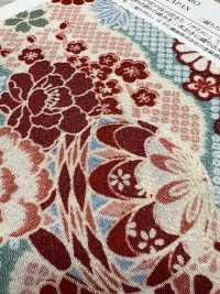 KKP2338-D-HANAZUKUSI 후타코 지리멘 꽃[원단] 우니 섬유(UNI TEXTILE) 서브 사진