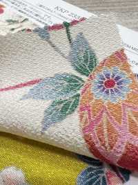 KKP2338-D-HANATEMARI 후타코 치리멘 꽃볼[원단] 우니 섬유(UNI TEXTILE) 서브 사진