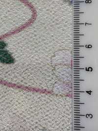 KKP2338-D-HANATEMARI 후타코 치리멘 꽃볼[원단] 우니 섬유(UNI TEXTILE) 서브 사진