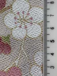 KKP2338-D-MODANUME 후타코 치리멘 모던 플럼[원단] 우니 섬유(UNI TEXTILE) 서브 사진