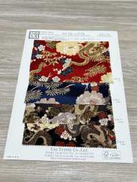 KKP2338-D-BOTANRYU 후타코 지리멘 모란 드래곤[원단] 우니 섬유(UNI TEXTILE) 서브 사진