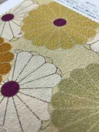 KKP2338-D-KIKUYUZEN 후타코 지리멘 국화우젠[원단] 우니 섬유(UNI TEXTILE) 서브 사진