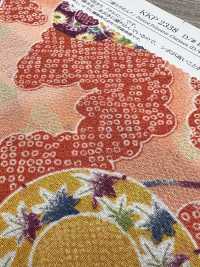 KKP2338-D-SIKITUZUMI 후타고 지리멘 시키 드럼[원단] 우니 섬유(UNI TEXTILE) 서브 사진